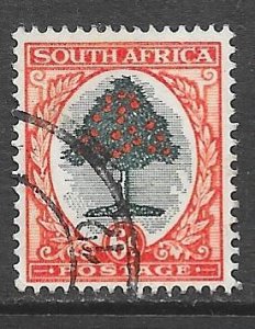 South Africa 61a: 6d Orange Tree, used, F-VF