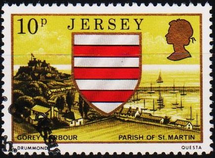 Jersey. 1976 10p S.G.144 Fine Used