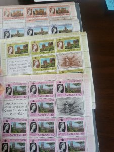 Stamps St Vincent Scott #528-31 never hinged