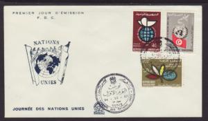 Tunisia 422-424 United Nations U/A FDC