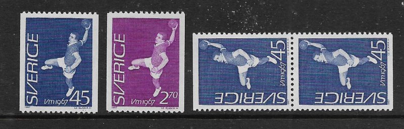 SWEDEN, 714-716, MNH, FIELD BALL