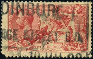 Great Britain #180 Britannia Rule the Waves 5sh Postage Commonwealth 1919 Used