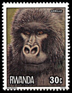 Rwanda 858, MNH, Gorilla