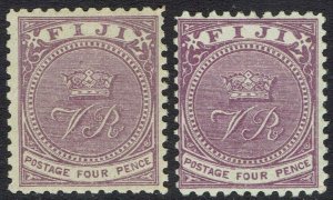 FIJI 1878 VR MONOGRAM 4D BOTH SHADES PERF 11 X 11.75