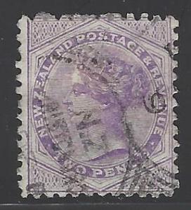 New Zealand Scott # 62b, used, perf 12.5