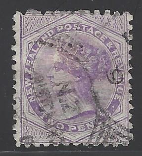 New Zealand Scott # 62b, used, perf 12.5