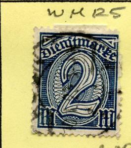 Germany Sct # O12; Used    