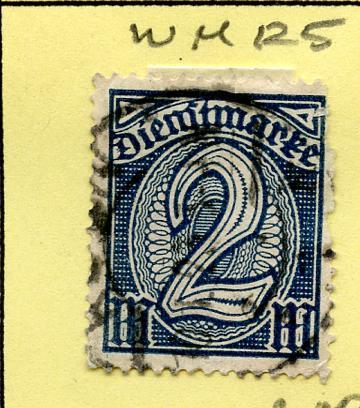 Germany Sct # O12; Used    