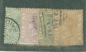 Sierra Leone #22/24/26/30 Used Single