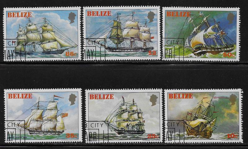 BELIZE SC# 609-14  FVF/CTO 1981