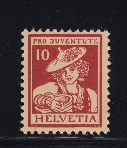 Switzerland Scott # B6 VF-OG lightly hinged nice color scv $ 65 ! see pic !