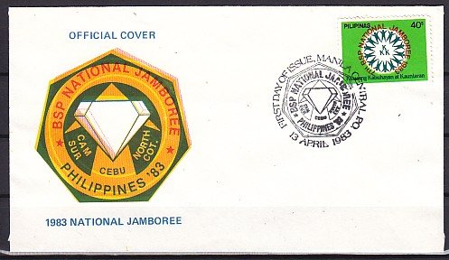 Philippines, Scott cat. 1634. 1983 National Jamboree issue. First day cover. ^