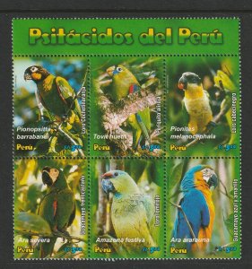 BIRDS-PERU #1517 M/S MNH