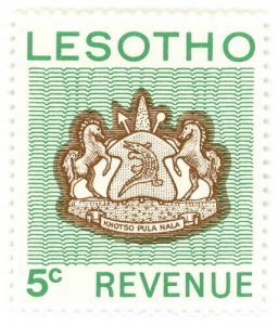 (I.B) Lesotho Revenue : Duty Stamp 5c