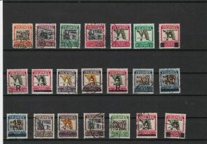 colombia 1932 air stamps an surcharges ref r10512
