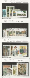 Italy, Postage Stamp, #1712//1732 Mint NH, 1987-88, JFZ