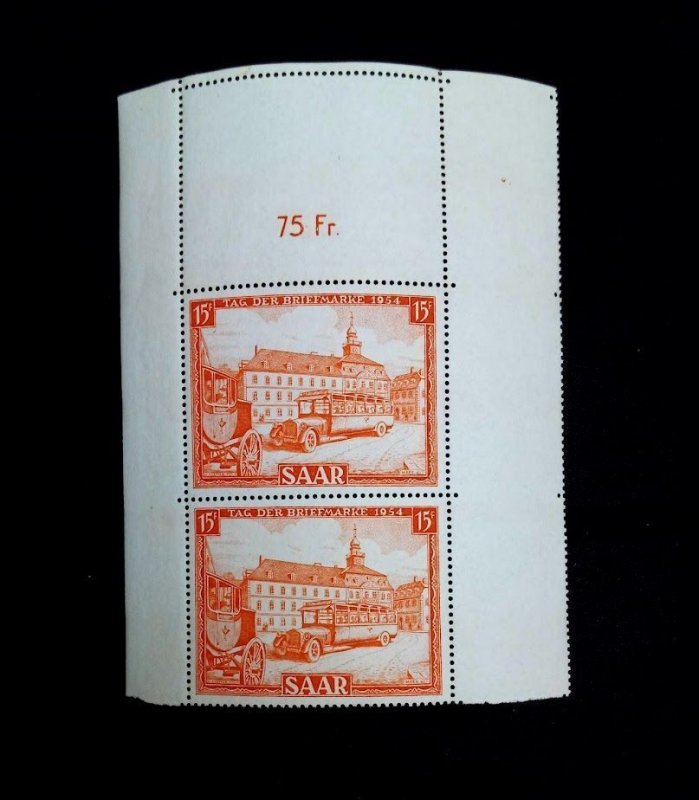 Saar 1954 - 349 - Pair of 2 - MNH