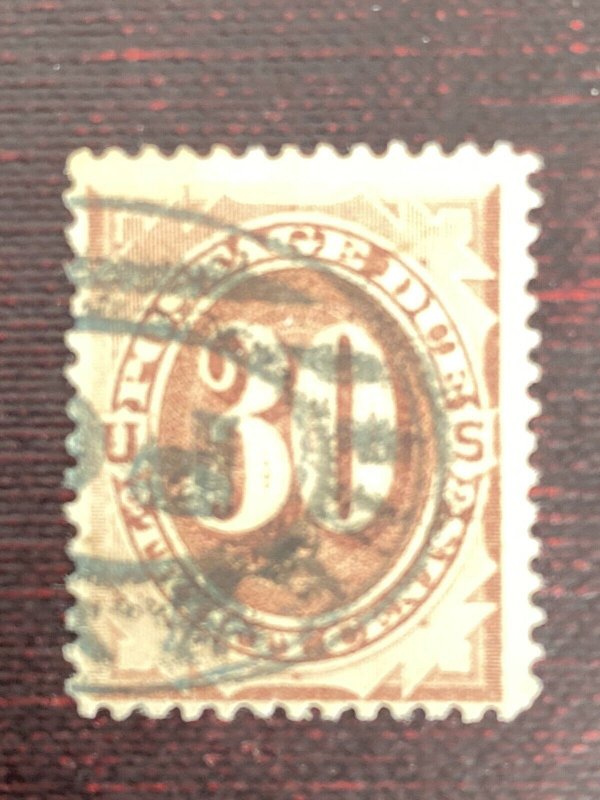 US StampsSC J20 Used CV 70.00 United States, Postage Due Stamp