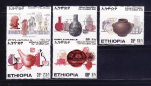 Ethiopia 548-552 Set MNH Pottery