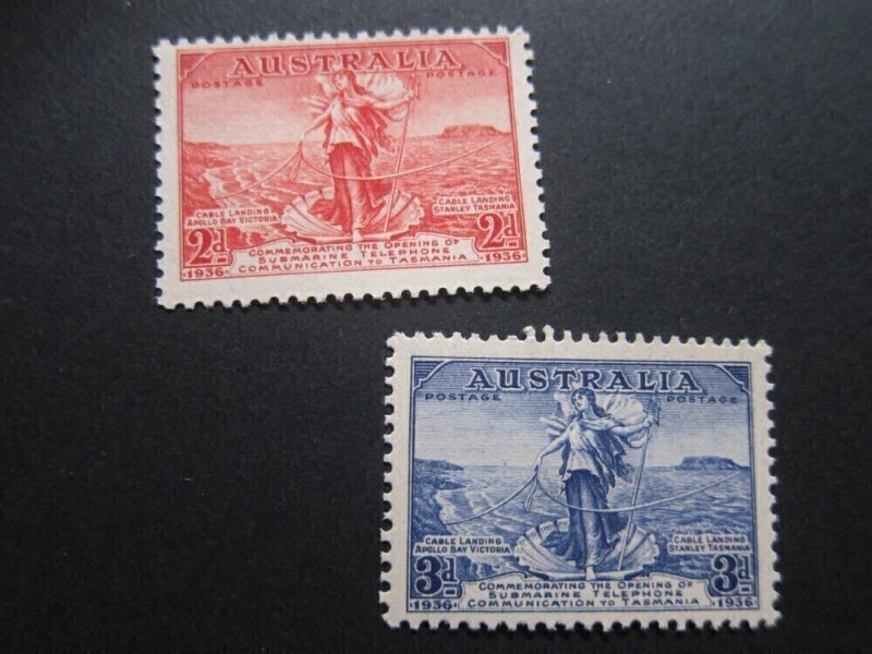 Australia 1936 Sc 157-158 MH