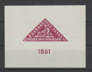 REPRINT - Cape of Good Hope1861  One Penny Souvenir Reprint MNH