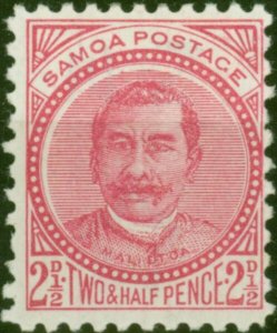 Samoa 1895 2 1/2d Rose SG60 Fine & Fresh MM
