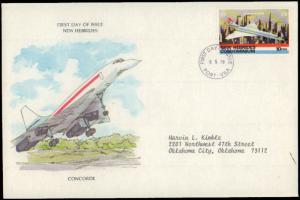 New Hebrides, Worldwide First Day Cover, Aviation