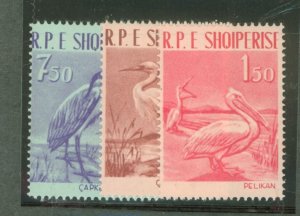 Albania #592-594 Unused Single (Complete Set)