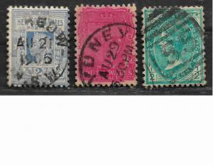 COLLECTION LOT OF 8 NEW SOUTH WALES STAMPS CLEARANCE AS IS 2 SCAN