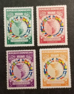 1940 Dominican Republic Pan American Union Stamp Lot MH OG Mint z5753 