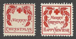 Doyle's_Stamps: MNH 1907 P12 Christmas Seal Forgeries, Sct #WX1** & #WX2**