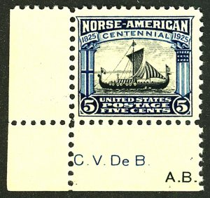 U.S. #621 MINT OG NH