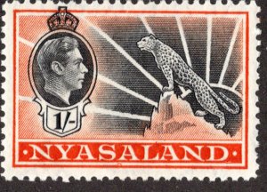 Nyasaland Protectorate Scott 91-94 Unused hinged.