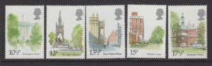 GREAT BRITAIN  910-914 MNH
