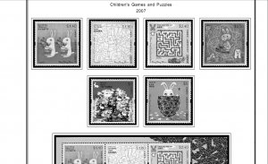 HONG KONG [SAR] 1998-2010 + 2011-2020 STAMP ALBUM PAGES (309 PDF b&w il. pages)