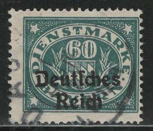 German States Bavaria Scott # O59, used, exp h/s