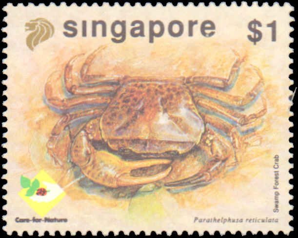 Singapore #637-640, Complete Set(4), 1992, Marine Life, Never Hinged