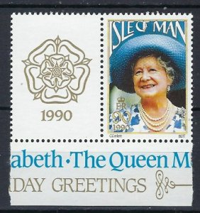 Isle of Man 425 MNH 1990 Queen Mother Birthday (an9145)
