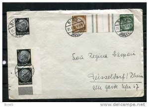 Germany 1939 Cover sent to Dusseldorf  Mi KZ27 + Vertical Pair 