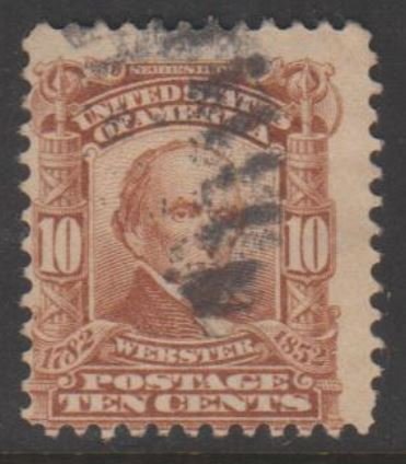 U.S. Scott #307 Webster Stamp - Used Set of 2