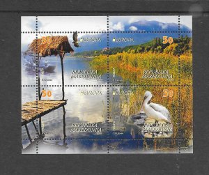 BIRDS - MACEDONIA #712 S/S MNH