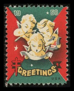 USA WX151 Mint (NH) 1950 Christmas Seal (Perf 12.5)