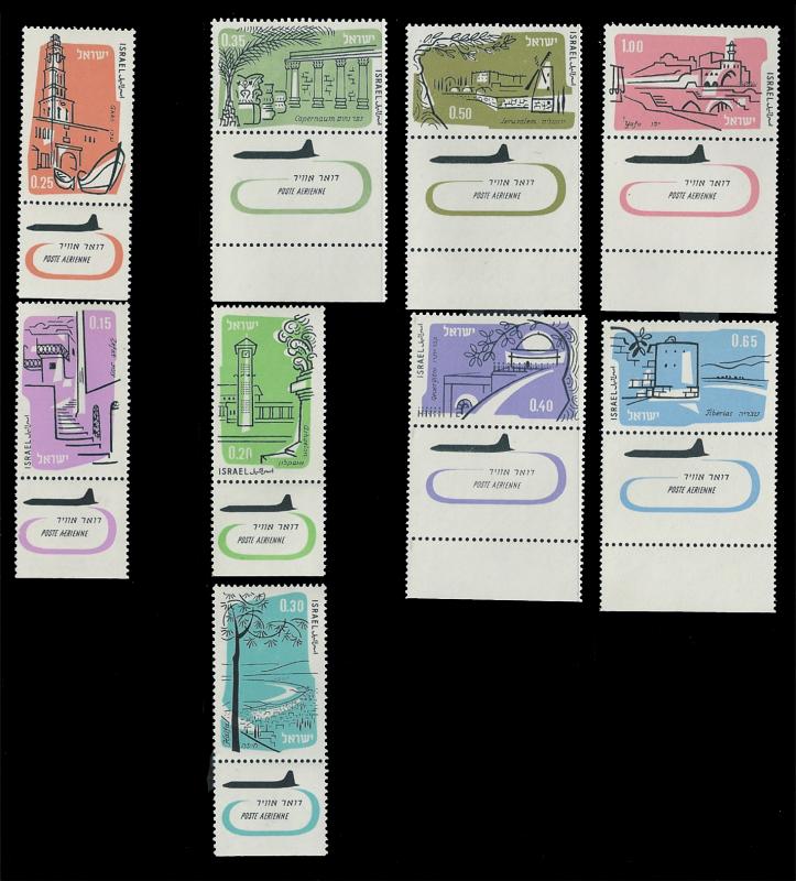ISRAEL C18-C26 W/ TABS, MNH