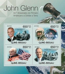 Guinea - Bissau 2012 - John Glenn & Friendship 7. Y&T 4318-4321, Mi 5882-5885