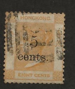 HONG KONG SC# 31  AVF/U 1880