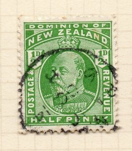 New Zealand 1909-13 Early Issue Fine Used 1/2d. 067871