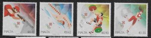 Malta Scott #'s 1569 - 1572 MNH