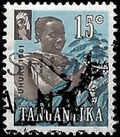 TANGANYIKA   #47 USED (1)