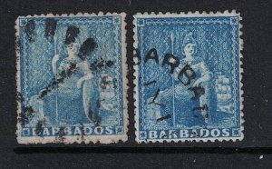 Barbados SC# 29 & 33 Used - S19235