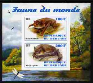 Burundi 2011 Fauna of the World - Mammals (Bats #1) imper...